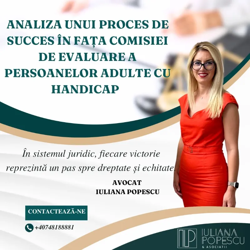Imagine de copertă pentru articolul „Analiza unui proces de succes în fața Comisiei de Evaluare a Persoanelor Adulte cu Handicap”