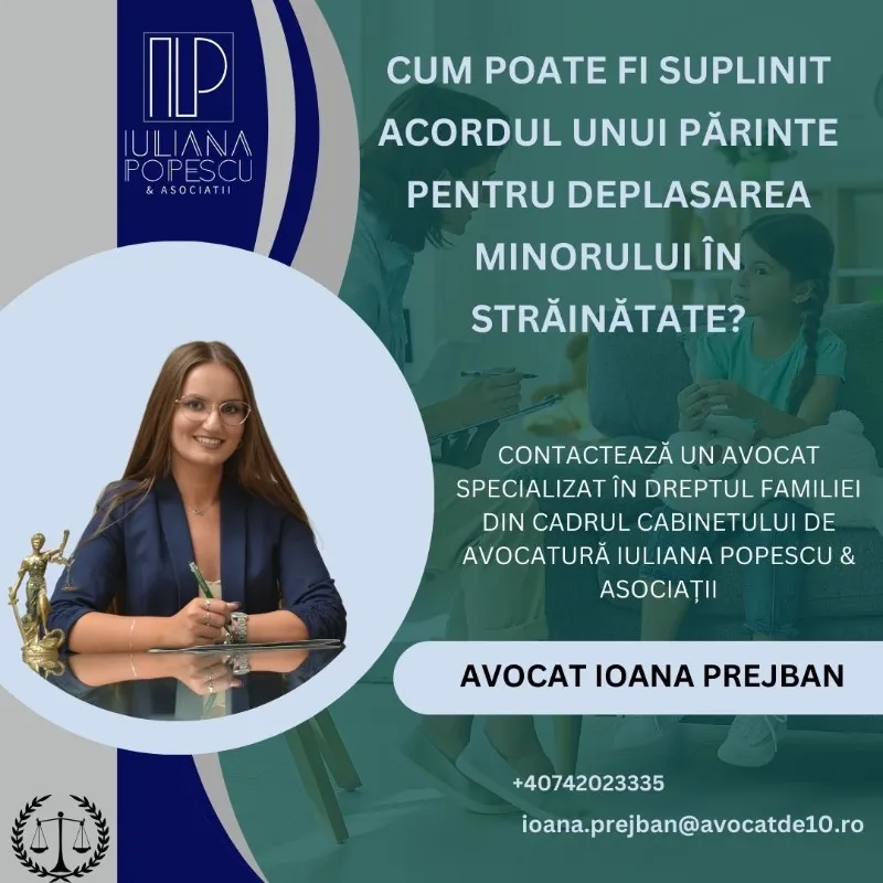 Imagine de copertă pentru articolul „Soluții legale pentru deplasarea minorului în afara țării în lipsa consimțământului părintelui”